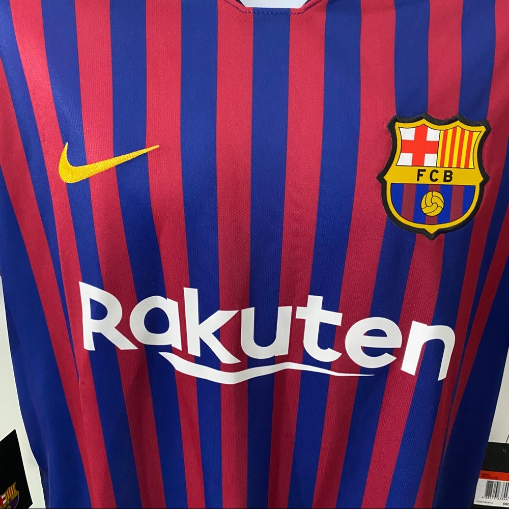 New Nike Dri-Fit FC Barcelona Home Soccer Jersey L - Picture 3 of 10